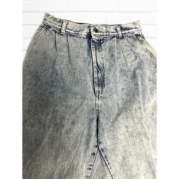 Vintage Women's Size 12 Acid Wash Jeans Pizzazz High Rise - Picture 4 of 10